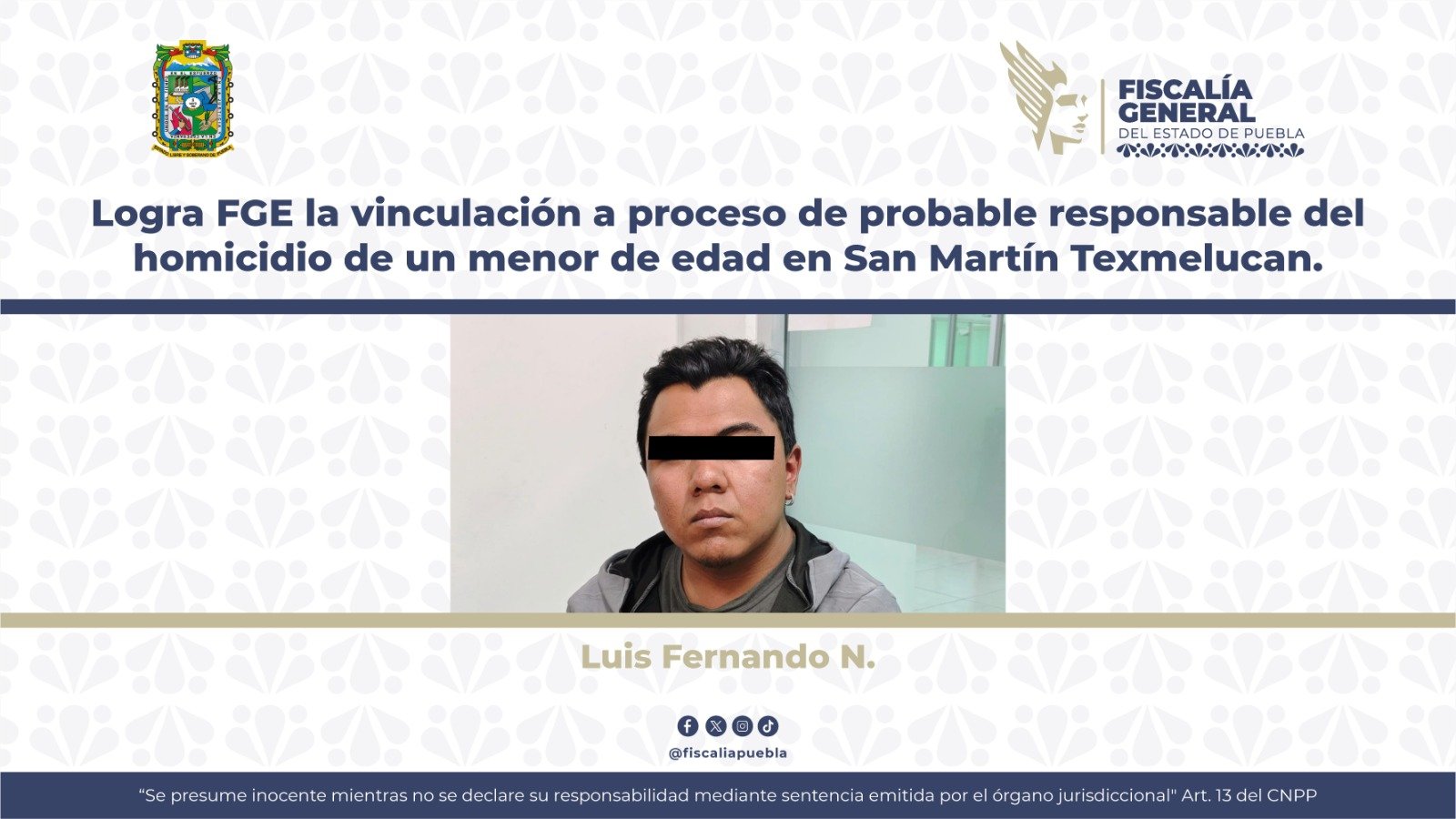 FGE vincula a proceso al probable responsable de Homicidio de un menor ...