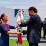 PRESIDENTA CLAUDIA SHEINBAUM ABANDERA A LA SELECCIÓN NACIONAL DE MÉXICO QUE PARTICIPARÁ EN LA COPA MUNDIAL DE LA FIFA 2026